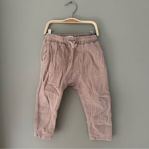Rylee + Cru Gauze Tan Pants